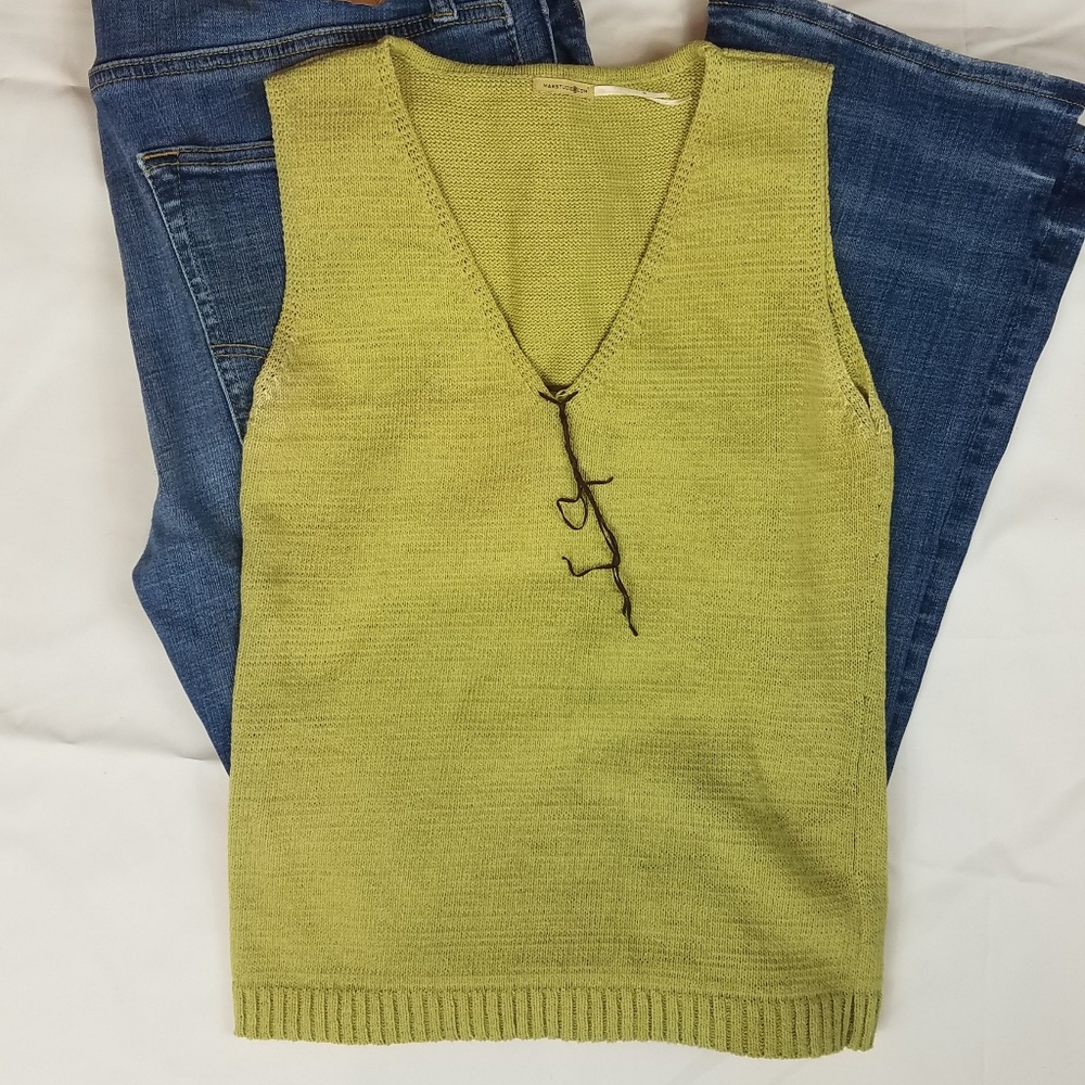 🔥Max studio sleevless knit top